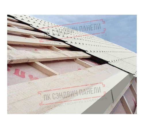 Планка карнизная 100х69х2000 ПЭ-9002-0.45