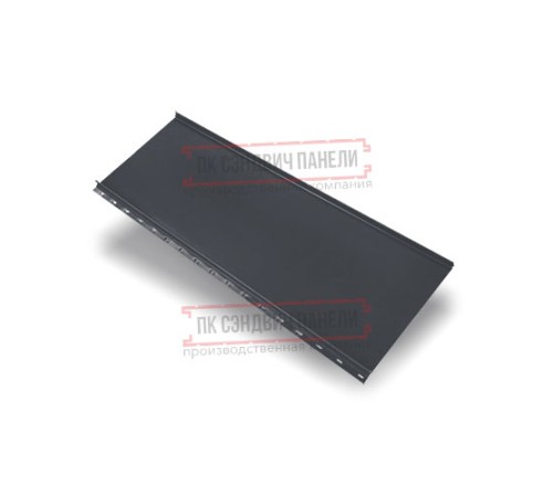 Кликфальц mini 0,45 Drap ST RAL7024 мокрый асфальт с пленкой на замках