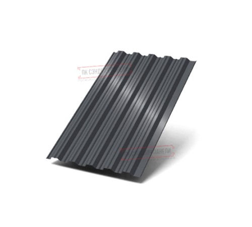Профнастил НС35-1000 Полиэстер RAL-7024-0.45