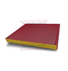 Сэндвич панели акустические стеновые с минеральной ватой, ширина 1200 мм, толщина 60 мм, 0.5/0.5, RAL3003