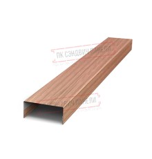 Крепежная планка нижняя Texas 0,45 Print Elite White Wood